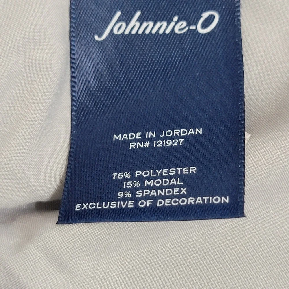 Johnnie-O Mulligan Performance Shorts High Tide Blue Mens 44 Big & Tall Golf NEW
